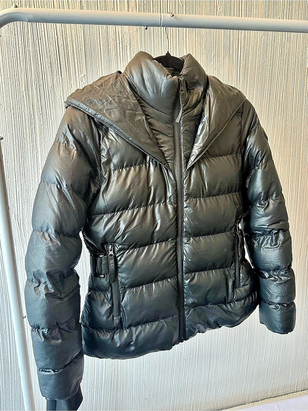 OXYGEN Black Puffer Jacket